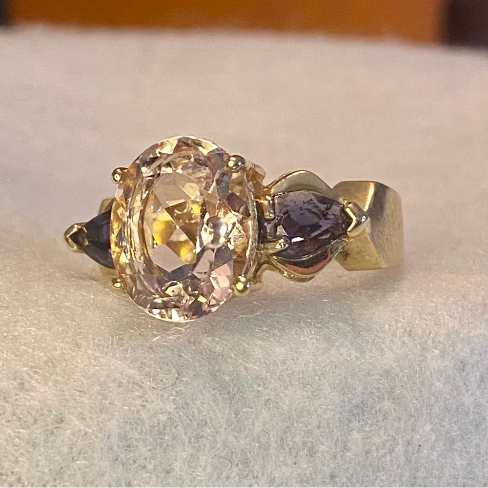 Morganite ring - Picture 3 of 10